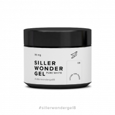 Siller Wonder Gel Pure White №8 – gēls (baltāks par baltu), 30 mg